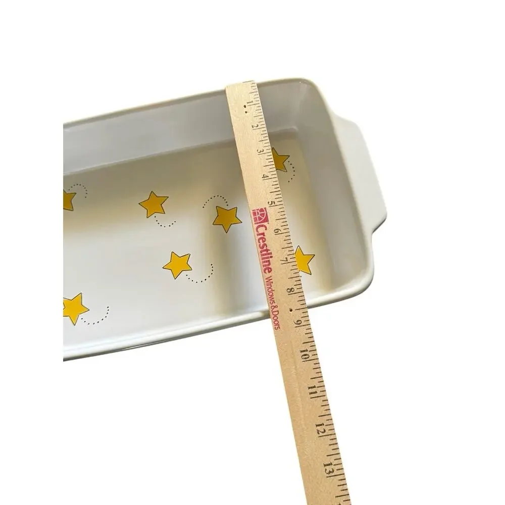 Christmas Reindeer Whimsical‎ Holiday Rectangle Baker W/ Stand LTD Commodities